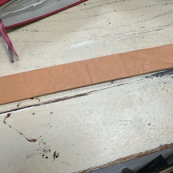 GAP Leather Belt with Bamboo Buckle - Size Small - Picture 8 of 9